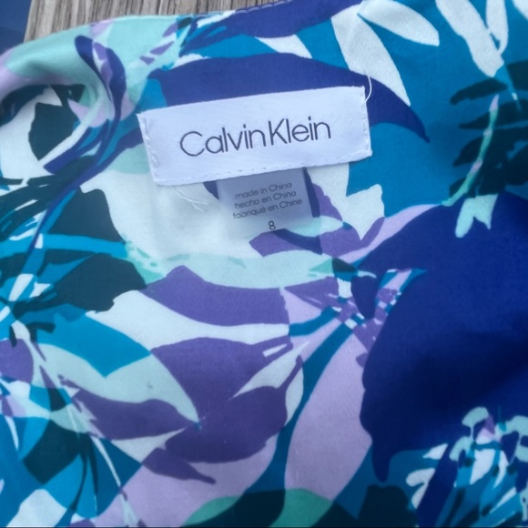 NWT! Calvin Klein floral fit and flare! - Picture 6 of 7